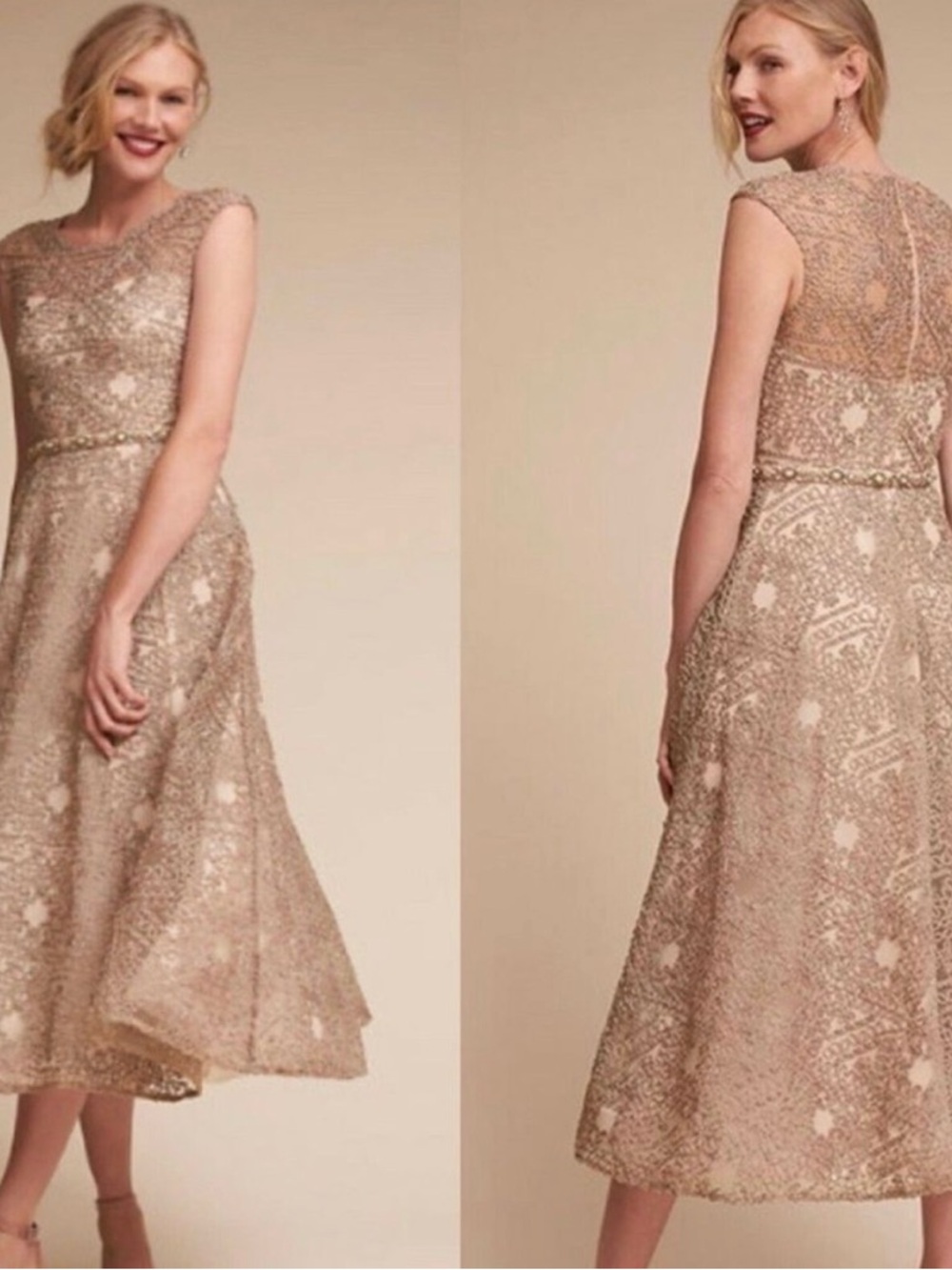 Anthro x BHLDN Sara Emanuel Presley Dress